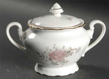Maria (Embossed Edge) Sugar Bowl & Lid