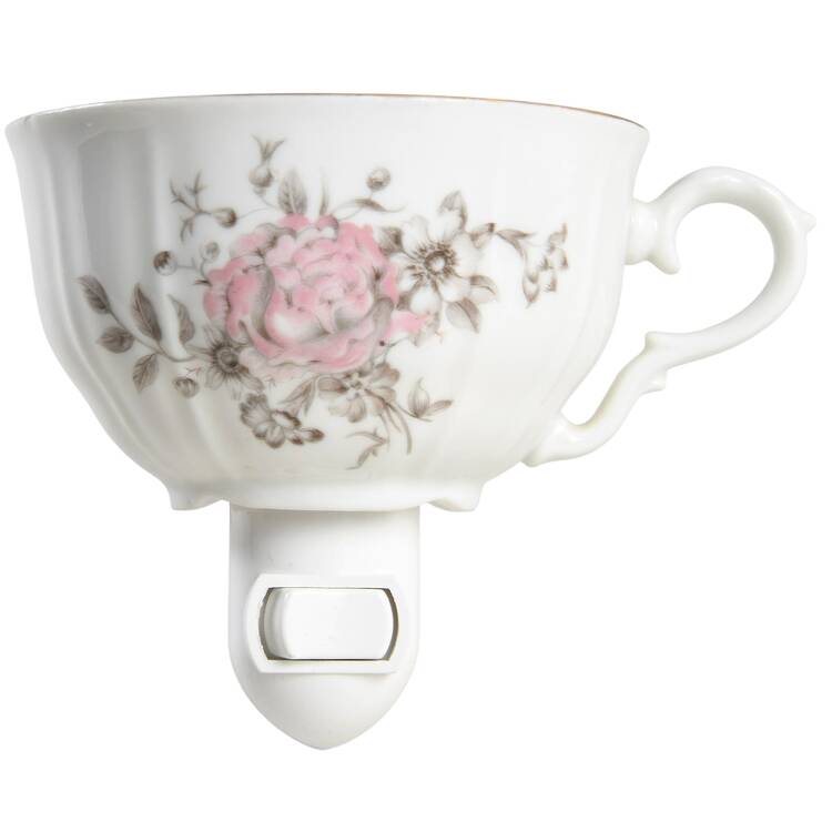 Maria (Embossed Scroll Edge) 1 5/8" + cup (H) Night Light/Cup HC