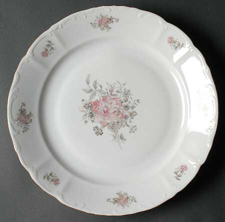 Maria (Embossed Scroll Edge) 12" Chop Plate (Round Platter)