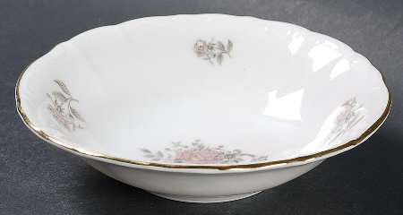 Maria (Embossed Scroll Edge) Fruit/Dessert (Sauce) Bowl