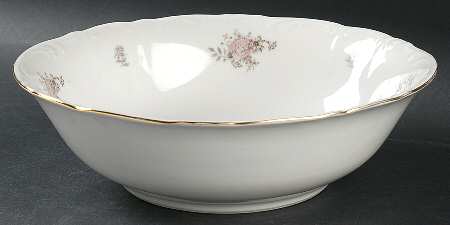 Maria (Embossed Scroll Edge) 10" Round Vegetable Bowl