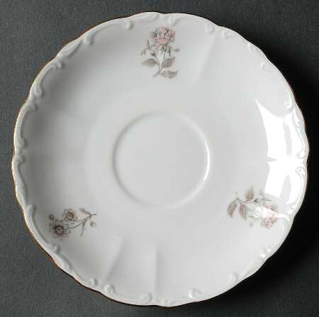 Maria (Embossed Scroll Edge) Saucer