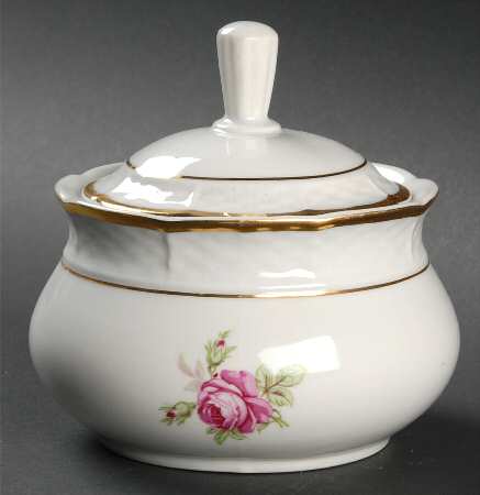 Mel Rose Sugar Bowl & Lid