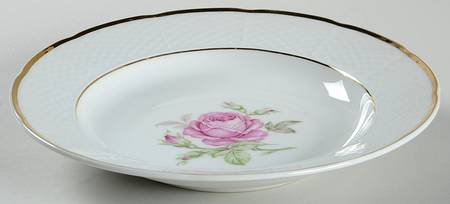 Mel Rose Rim Soup Bowl