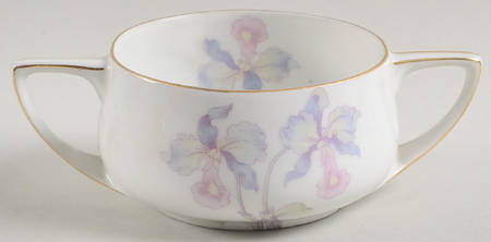 Orchid Iris Flat Bouillon Cup