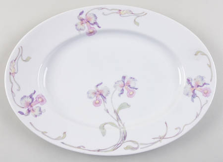 Orchid Iris 13" Oval Serving Platter