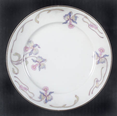 Orchid Iris Salad Plate
