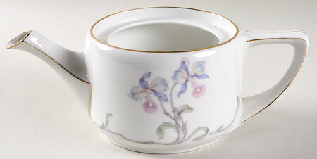 Orchid Iris Mini Teapot No Lid