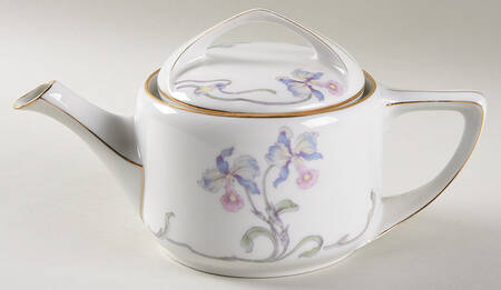 Orchid Iris Mini Teapot & Lid