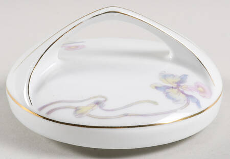 Orchid Iris Lid for Teapot