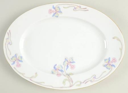 Orchid Iris 11" Oval Serving Platter