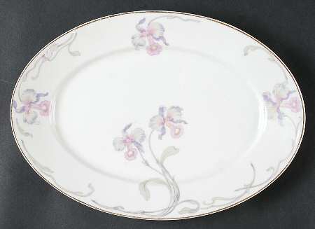 Orchid Iris 12" Oval Serving Platter