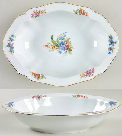Rhoda 10" Oval Vegetable Bowl