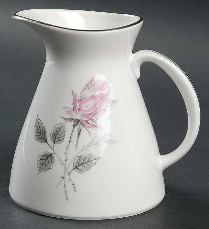 Silver Rose (Platinum Trim) Creamer