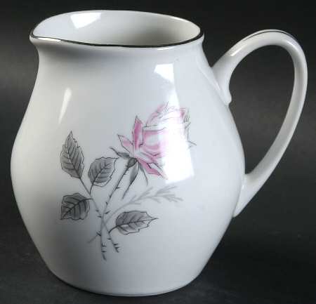 Silver Rose (Platinum Trim) Creamer