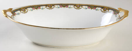 BOJ1 10" Oval Vegetable Bowl by Jean Boyer (Limoges)