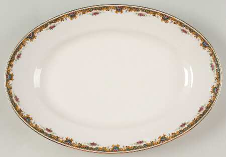 Lucie 15" Oval Serving Platter