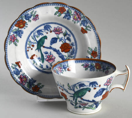 7547 Footed Cup & Saucer Set