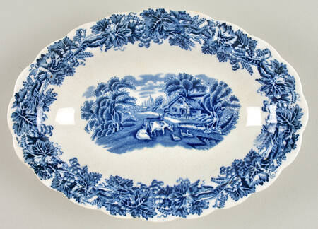 British Scenery Blue (Scalloped, A8024) Relish
