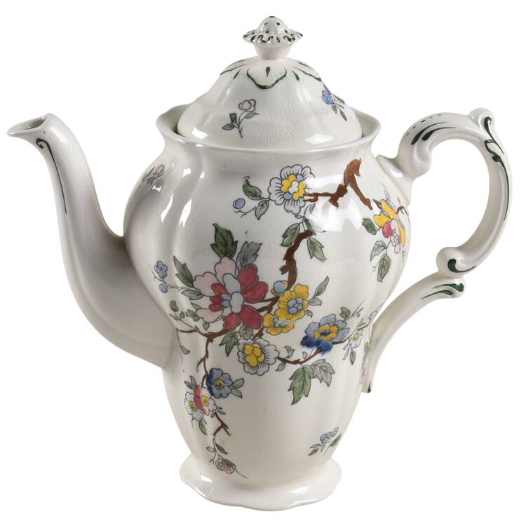 Chinese Tree Coffee Pot & Lid