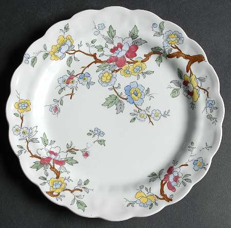 Chinese Tree Luncheon Plate