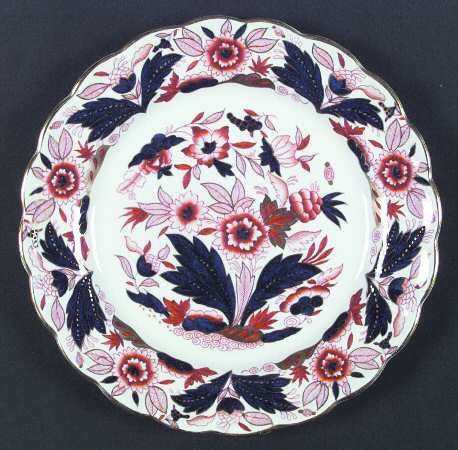 Dovedale Rust and Blue Dinner Plate
