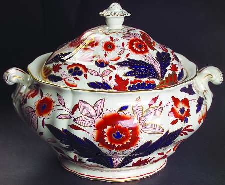Dovedale Rust and Blue Tureen &  Lid