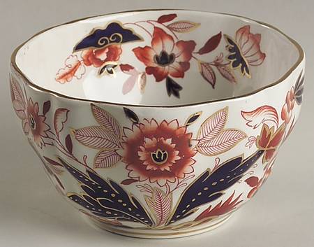 Dovedale Rust and Blue Cranberry Bowl