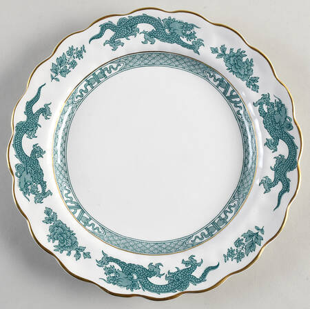 Dragon Green Luncheon Plate
