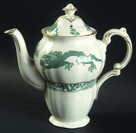 Dragon Green Mini Coffee Pot & Lid
