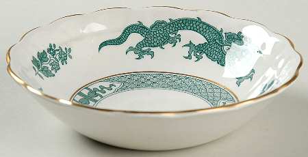 Dragon Green Coupe Cereal Bowl