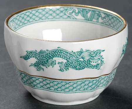 Dragon Green Mini Open Sugar Bowl