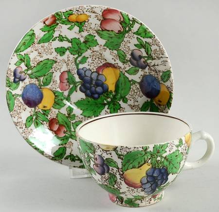 Evesham Footed Cup & Saucer Set