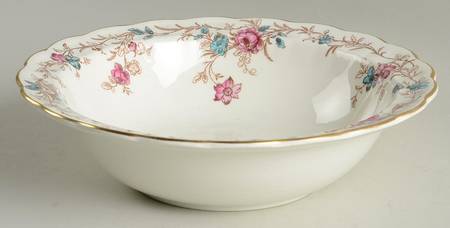 Floral Chine 8" Round Vegetable Bowl