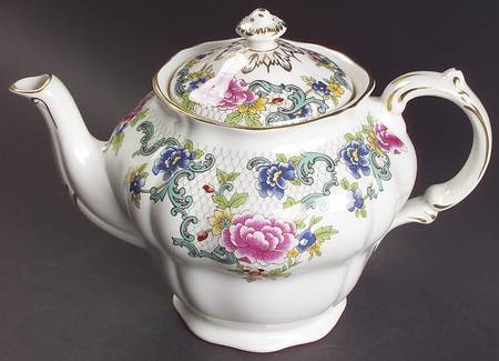Floradora (Multi Scalloped) Teapot & Lid