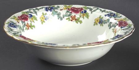 Floradora (Multi Scalloped) 8" Round Vegetable Bowl
