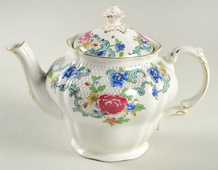 Floradora (Multi Scalloped) Mini Teapot & Lid