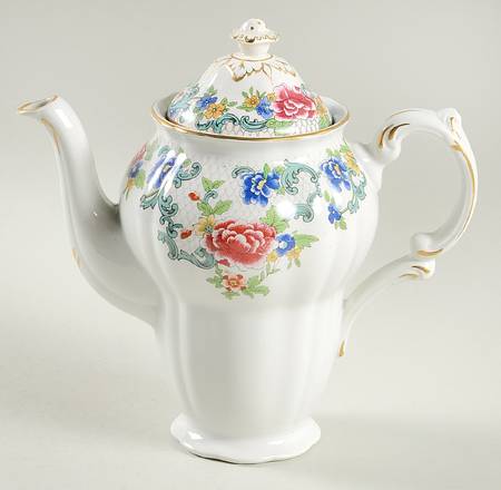 Floradora (Multi Scalloped) Small Coffee Pot & Lid