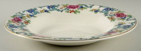 Floradora (Smooth) Large Rim Soup Bowl