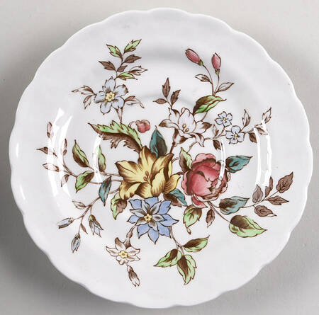 Flowerpiece Saucer for Cream Soup Bowl