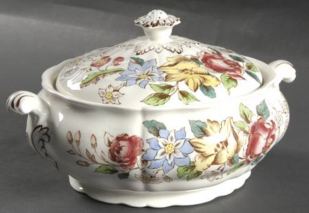 Flowerpiece Round Covered Vegetable