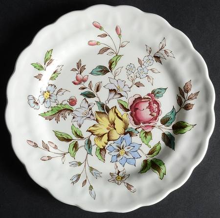 Flowerpiece Dessert/Pie Plate