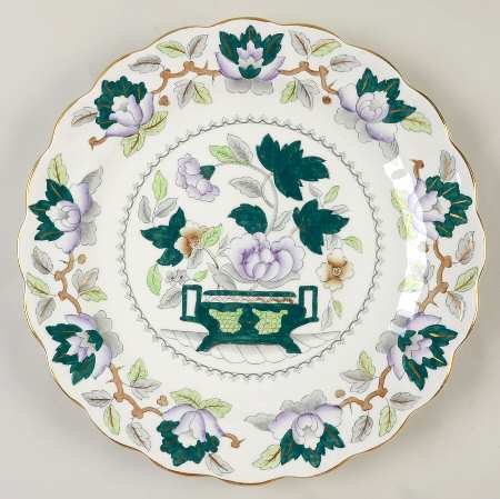 Green Lotus Dinner Plate