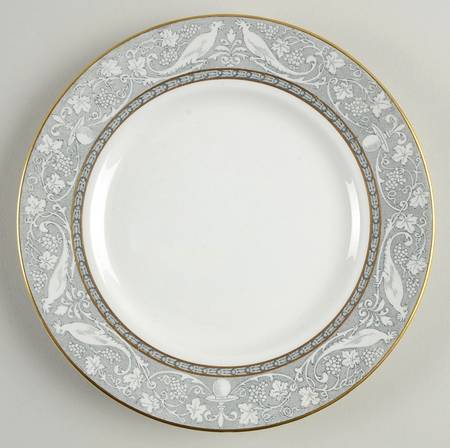 Grey Mosaic Dessert/Pie Plate