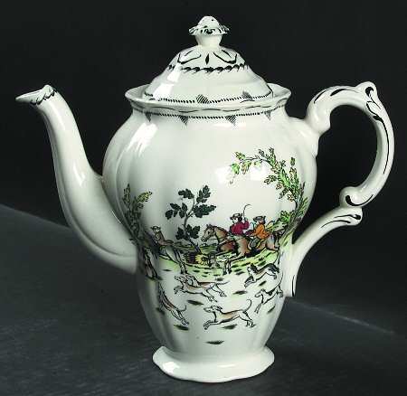 Liverpool Hunt Mini Coffee Pot & Lid