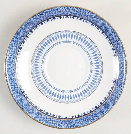 Lowestoft Border (No Flowers) Saucer for Oversized Cup