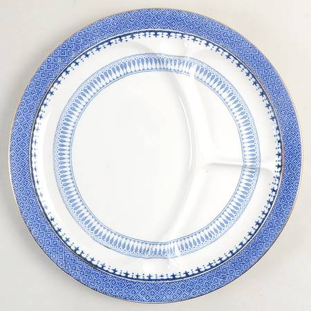 Lowestoft Border (No Flowers) Grill Plate