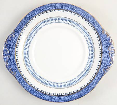 Lowestoft Border (No Flowers) Cookie Plate
