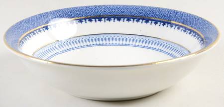 Lowestoft Border (No Flowers) Coupe Cereal Bowl