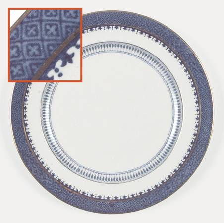 Lowestoft Border (No Flowers) Salad Plate